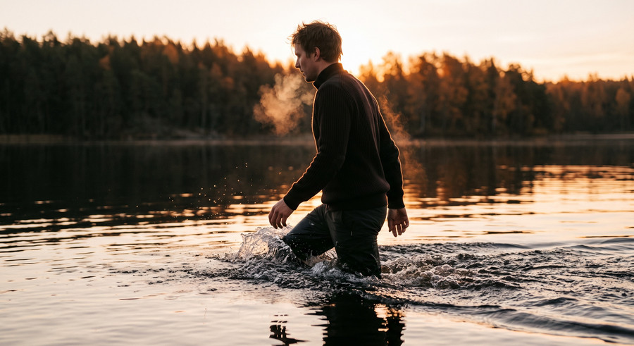 Walking into cold water on purpose. Hormesis is a stress small enough to answer, and the answer is what makes you stronger.