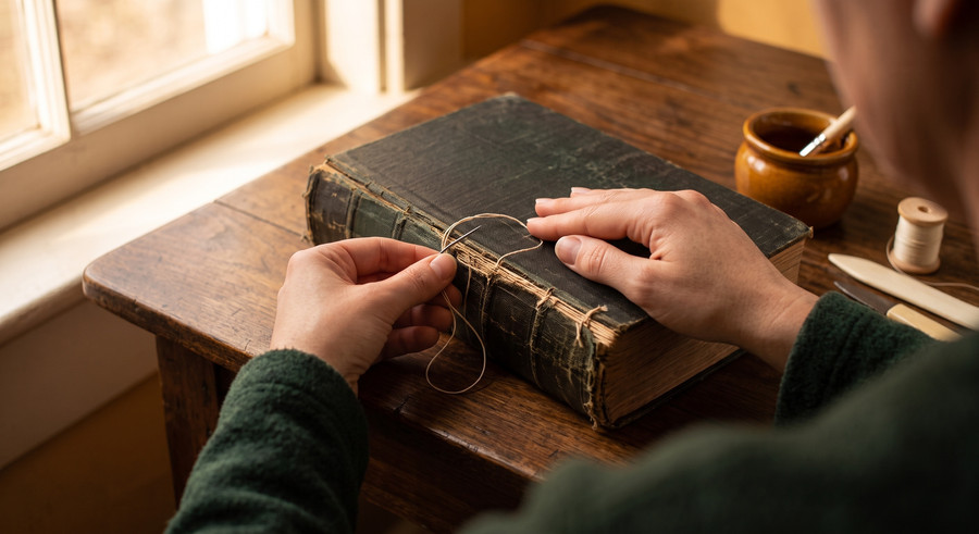 A book stitched back together rather than replaced. Sirtuins are the crew that keeps the genome readable.