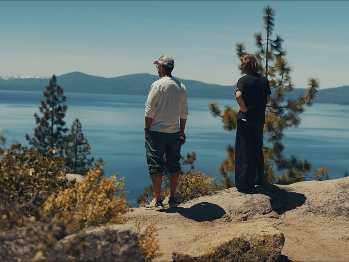 Marek and Alek at Lake Tahoe